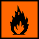Composé suceptible de s'enflammer et de de brûler, carburant.